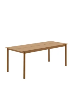 Sale Muuto Linear Steel Table Burnt Orange