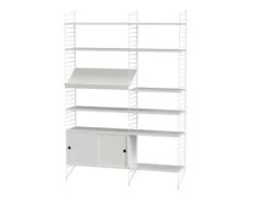 Best String Furniture Living Room - Hvid metal/hvid - Living room H