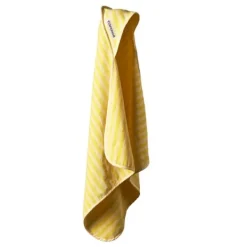 Best Bongusta Naram Baby Poncho Pristine & Neon Yellow
