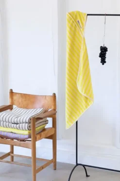 Best Bongusta Naram Baby Poncho Pristine & Neon Yellow