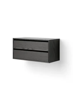 Discount New Works Cabinet Low w. Drawers Black Ash