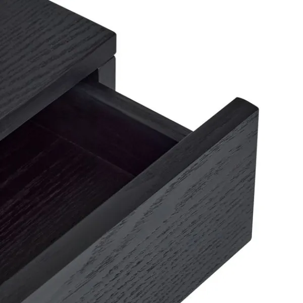 Clearance Hübsch Noir Bedside Table Black