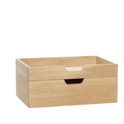 Best Hübsch Note Storage Box (set of 2) Natur