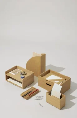 Best Hübsch Note Storage Box (set of 2) Natur