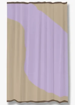 Online Mette Ditmer NOVA ARTE Shower Curtain Sand / Lilac