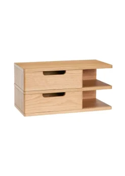 Best Hübsch Open Væghylde/Sengebord Natur