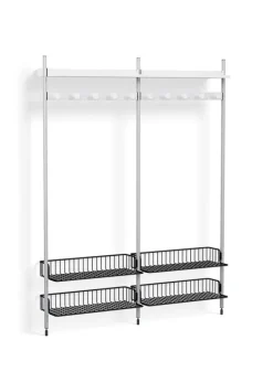 Best HAY Pier System / No. 1052 White / Clear Anodised Aluminium