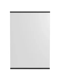 Sale MOEBE Rectangular wall mirror Large - Black Stained Oak