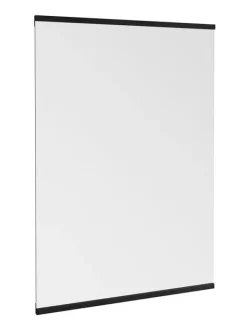 Sale MOEBE Rectangular wall mirror Large - Black Stained Oak