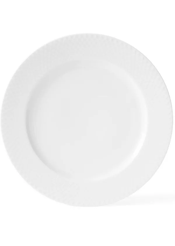 Best Lyngby Porcelain Rhombe Middagstallerken Ø27 cm Hvid