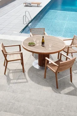 Online Sibast Furniture Rib Round Dining Table ROUND DINING TABLE 130