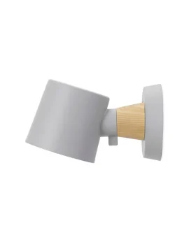 Best Normann Copenhagen Rise Wall Lamp - Hardwired Grey - Lagersalg
