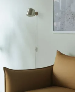 Best Normann Copenhagen Rise Wall Lamp - Hardwired Grey - Lagersalg