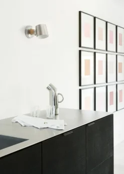 Best Normann Copenhagen Rise Wall Lamp - Hardwired Grey - Lagersalg