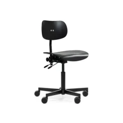 Best PLEASE WAIT to be SEATED S197 R20 Office Chair / By Egon Eiermann Black / Black