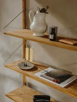 Best FRAMA Shelf Library H1148 / Single Section Natural Oak