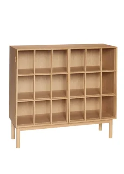 Discount Hübsch Shoji Cabinet Natural Oak - Low