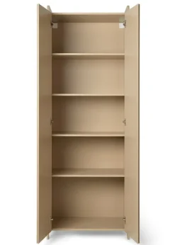 Clearance Ferm Living Sill Cupboard Tall - Cashmere