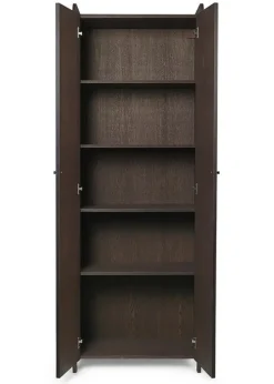 Discount Ferm Living Sill Cupboard Tall - Dark Stained Oak