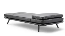 Clearance Fredericia Furniture Spine Lounge Suite Daybed 1700 by Space Copenhagen Primo 88 Black / Black Lacquered Oak
