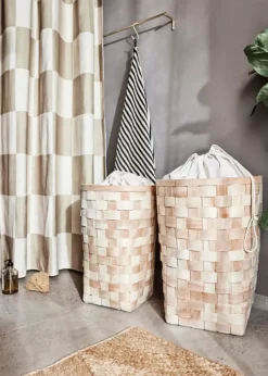 Outlet OYOY LIVING Sporta vasketøjs- og opbevaringskurv - Medium Nature - Lille - Stock sale