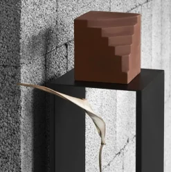 Kristina Dam Studio Stair Sculpture Terracotta