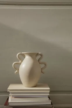 Clearance Ferm Living Verso Table Vase Cream