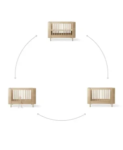 Best Oliver Furniture Wood Mini+ Tremmeseng Eg - Ekskl. junior kit